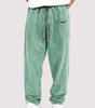 Distressed Cotton Relaxed Men's Lounge Pants