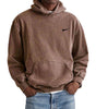 Men's Retro Washed Loose Pocket Hooded Sweatshirt