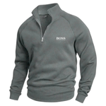 BОSS - Cotton Half-Zip Jumper
