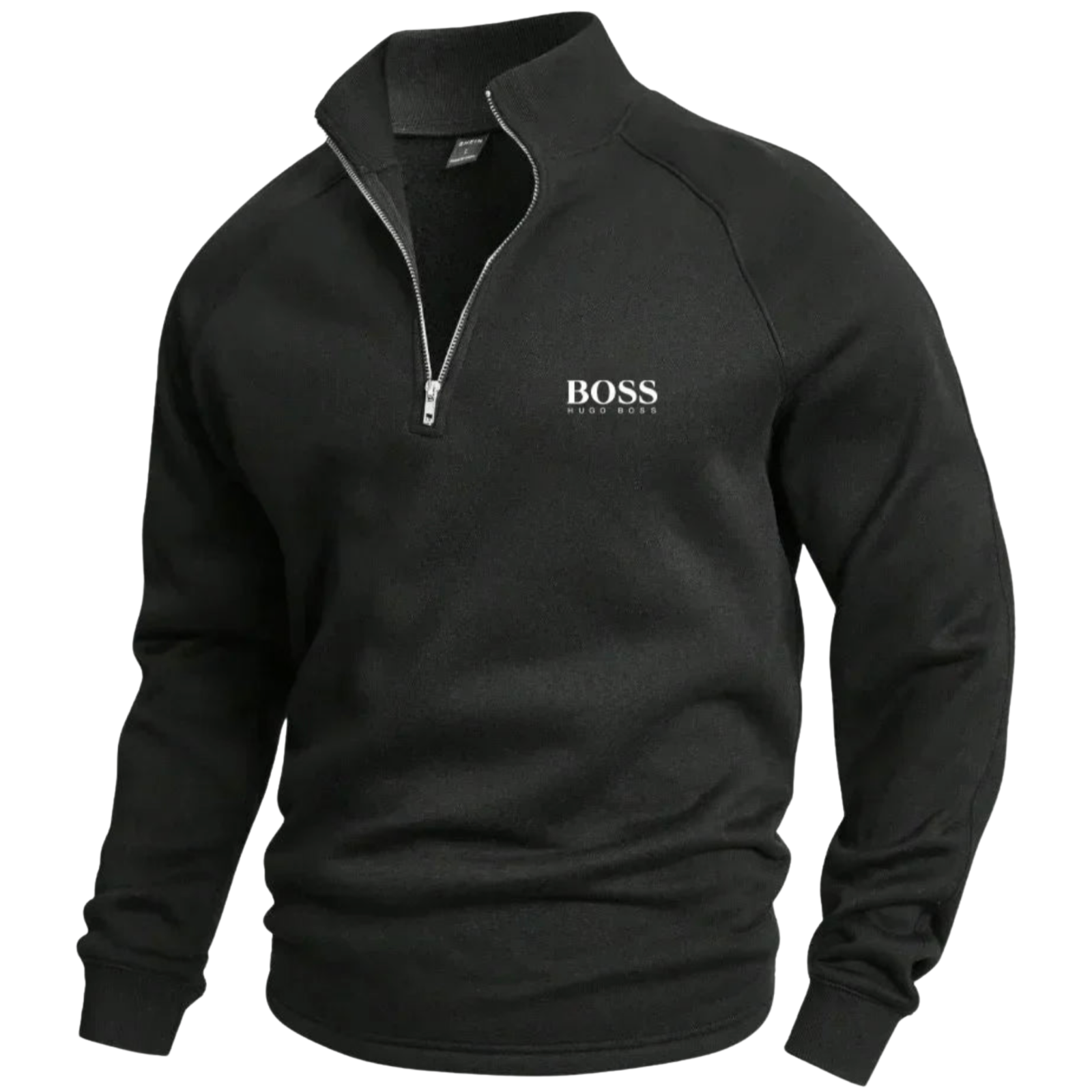 BОSS - Cotton Half-Zip Jumper