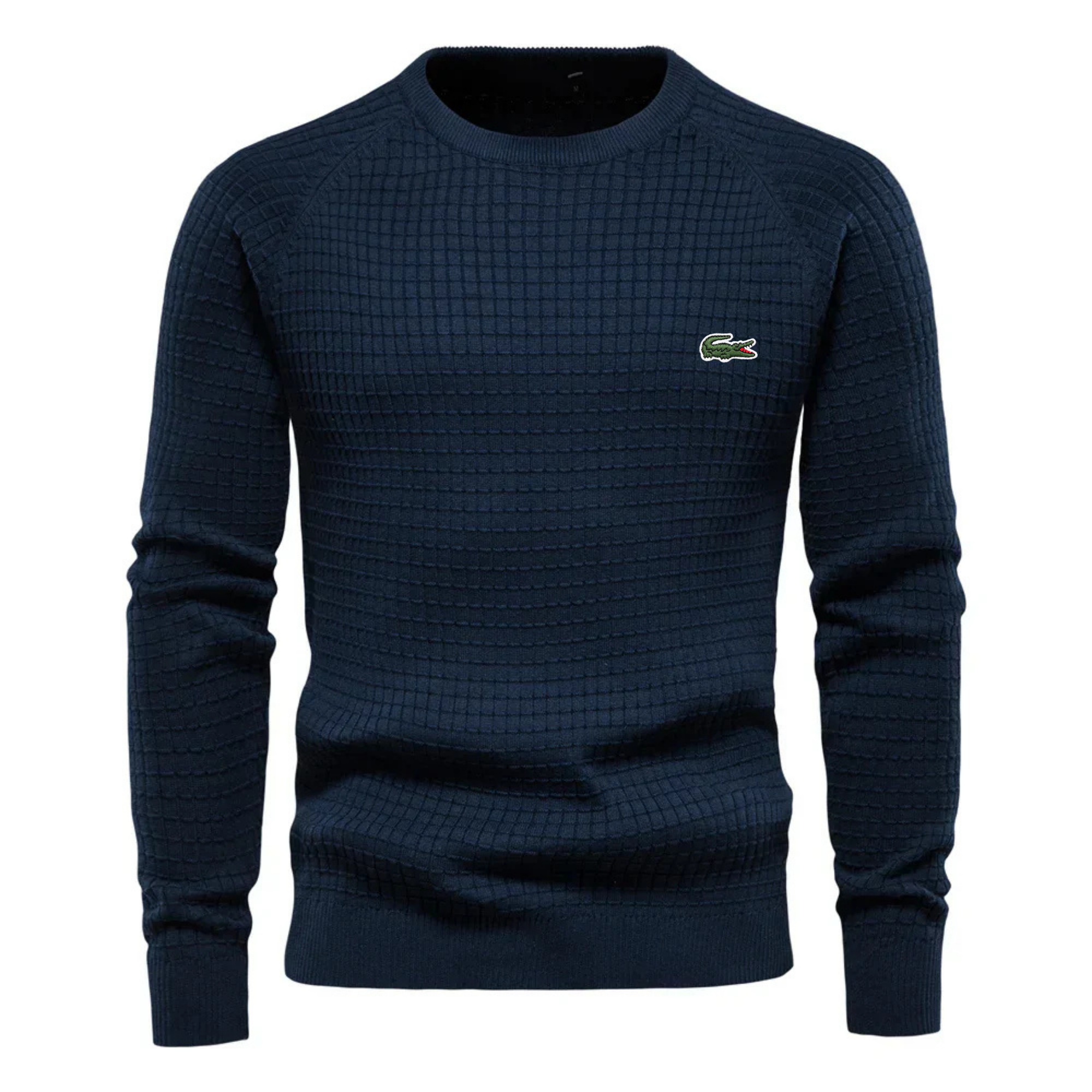 LACOSTE -MEN'S GRID PATTERN SWEATER ( Black Friday Offer )