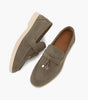 Old Money Suede Lady Loafers