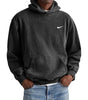 Men's Retro Washed Loose Pocket Hooded Sweatshirt