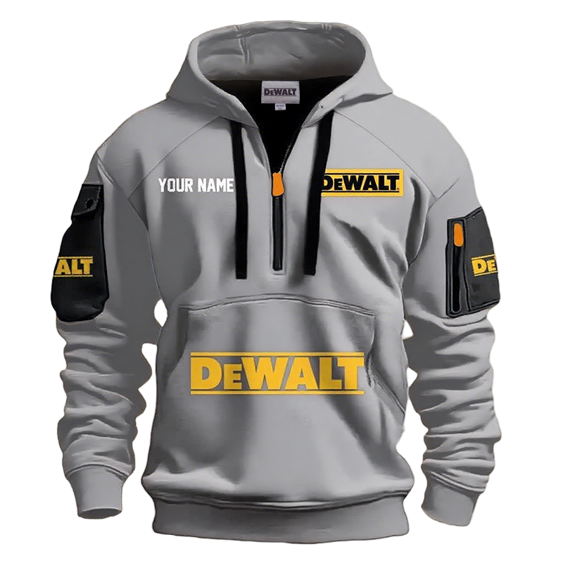 DEWALT - Men’s Workwear Utility Hoodie  Heavy-Duty Construction Style