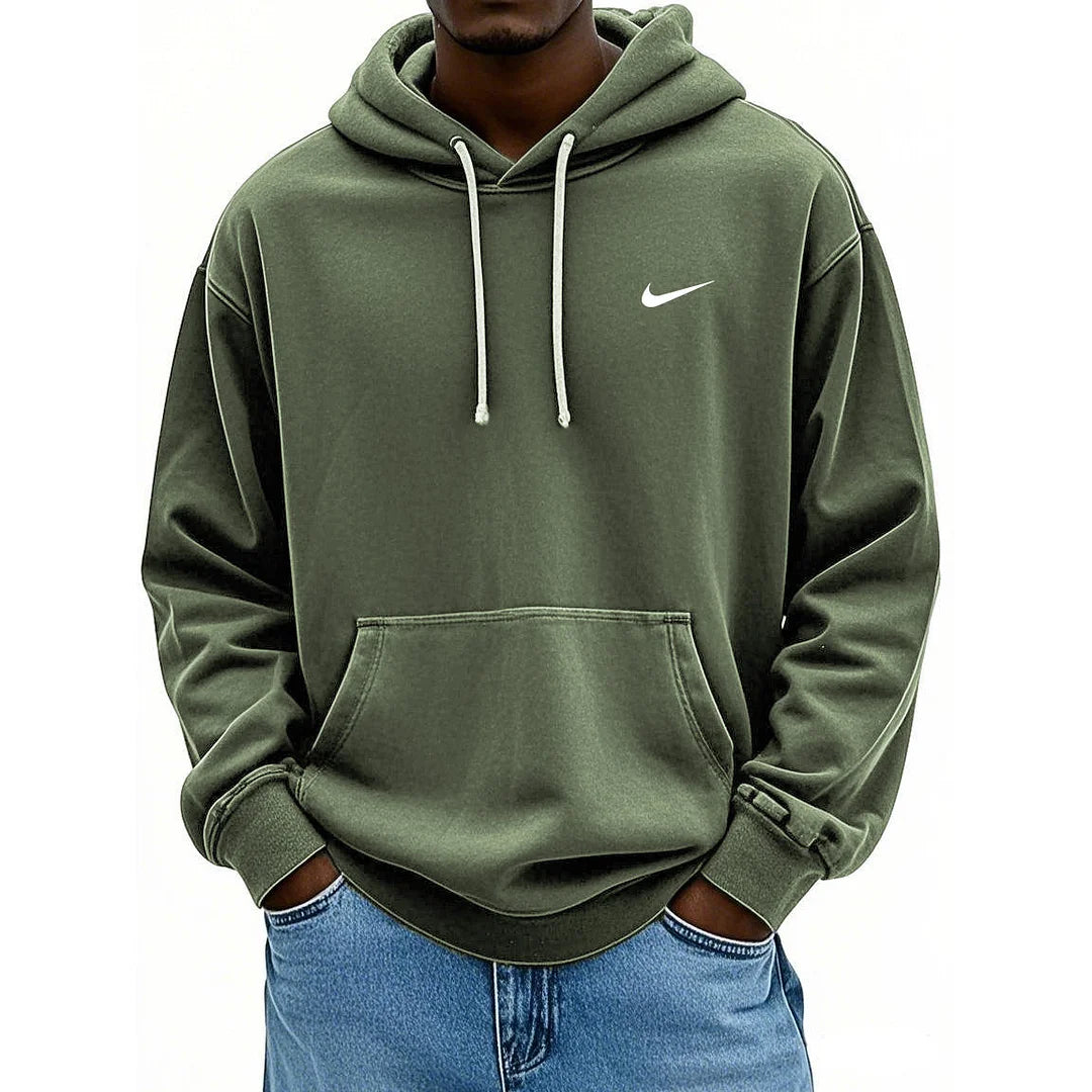Men's Fashionable Casual Loose Hooded Sweatshirt
