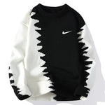 Men's Fashionable Contrast Color Knitted Sweater