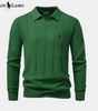 Ralph Lauren™ Long-Sleeve Knitted V-Neck Polo Sweater
