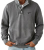 Men's Trendy Loose Solid Color Stand Collar Sweatshirt