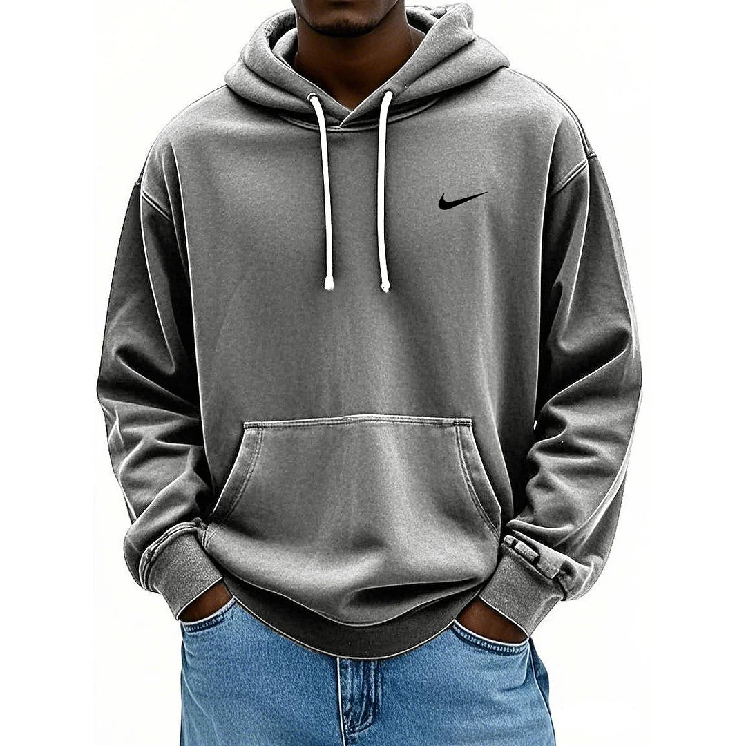 Men's Fashionable Casual Loose Hooded Sweatshirt