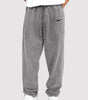 Distressed Cotton Relaxed Men's Lounge Pants