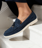 Old Money Suede Lady Loafers
